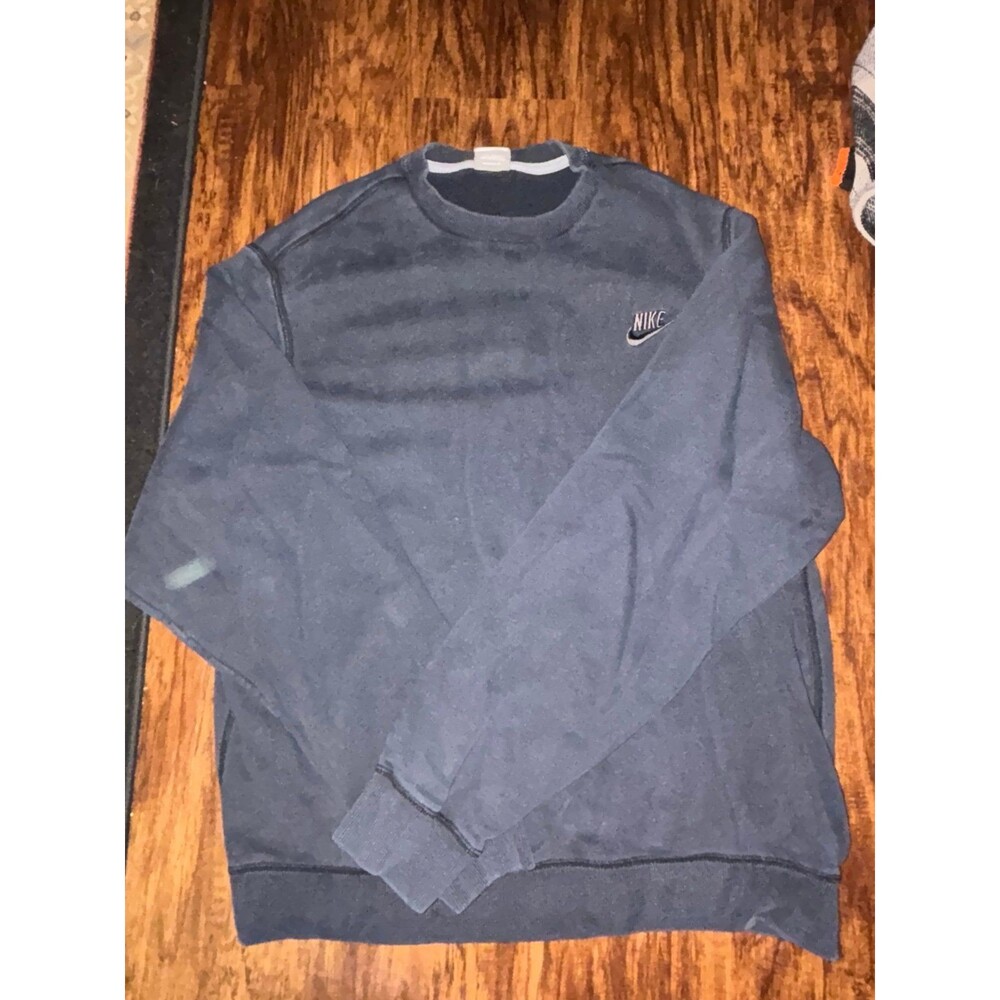 Black/ Dark Blue Nike Crew Neck